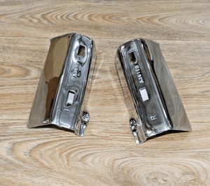 Early OEM Chrome Bumper Guards L & R GM ? 1970 S 1980 S NOS