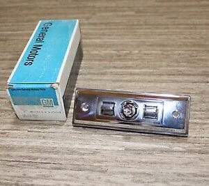 NOS GM 20411764 Escutcheon Driver Seat Cushion Side Panel Reclining Chevrolet