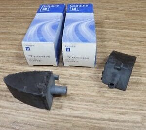 NOS GM 3764438 Chevrolet GMC 1958-1991 Axle Housing and Spring Bumper (2) pair