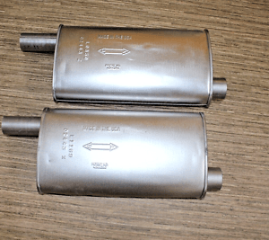 OEM USA Kit LH-RH Muffler Exhaust GMC CHEVY PICKUP TRUCK 1973-1987 454 7.4L