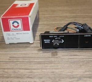 NOS GM 1977-1979 Chevrolet Impala Caprice Mist Delay Wiper Switch GM 377513
