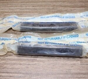 NOS GM 14008763 Chevrolet Caprice Classic 1980-90 front bumper guard strips each