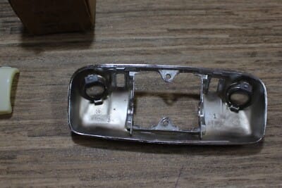 s-l400 NOS GM 1969-90 Caprice Cars Dome Lamp Map Lens Housing Lamp Chrome GM 1695635 - Image 6