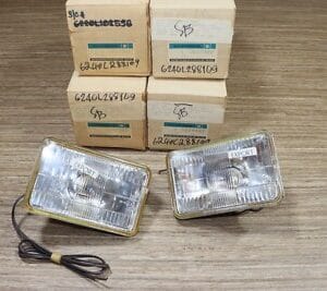 NOS GM 5937397 (4) Headlight GMC CHEVY Buick Cadillac Olds Pontiac