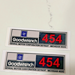 stickers  Engine  Chevy GMC  77-90   454 Engine SET NEW