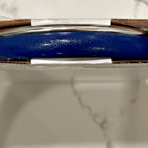 Vintage Style 7/8" BLUE  & Chrome Side Body Trim Molding For Chevy Caprice Rough