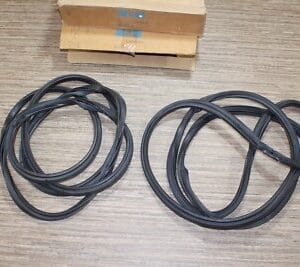GM NOS Pair 3 Weatherstrip Caprice Impala Super Sport Hearse / Limo GM#10242250