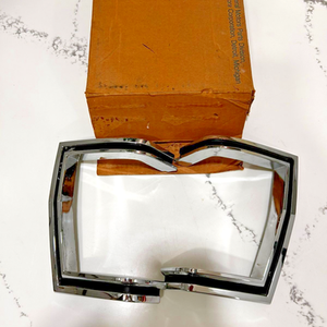 NOS 78 Chevy Caprice Pair Front Fender Extension Chrome Moulding 466002 466001