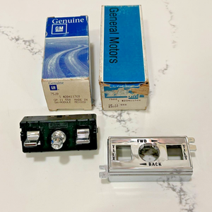 GM 20411768 Power Seat Switch  Left Side and Bezle Buick Olds Pontiac Caprice