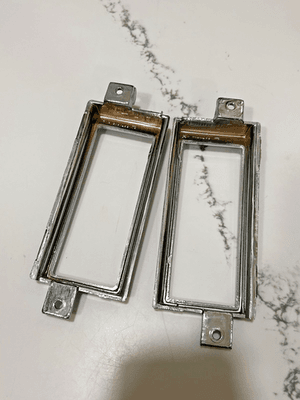 s-l400 NOS GM NEW PAIR 1980-1985 CAPRICE BACKUP REVERSE LENS BEZEL SET 5971613, 5971614 - Image 4