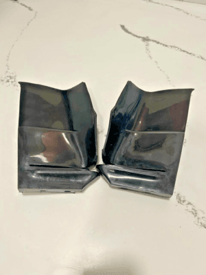 NOS 80-85 Caprice & Impala Rear Bumper Side Filler Set 14031649 14031650 RH & LH NOS 80-85 Caprice & Impala Rear Bumper Side Filler Set 14031649 14031650 RH & LH