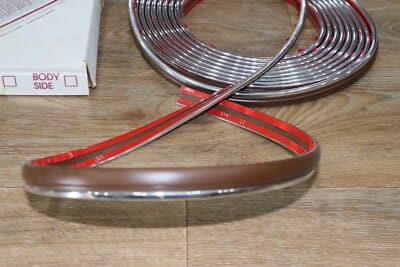 s-l400 NOS Body Moldings Trims 1980-1990 Chevrolet Caprice 23409 DARK BROWN Made in CAN - Image 4