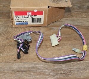 NOS GM 26043124 D6351D Dash Windshield Wiper Washer Switch GMC Safari Chevy Astr