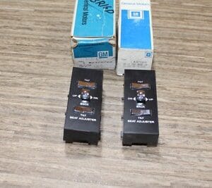 NOS GM 20731009-31010 switch mod seat adjust switch armrest LH-RH Olds Cadillac