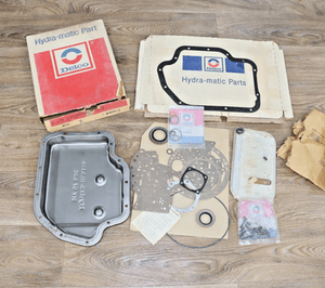 GM 8625766 Turbo 400 Pan Automatic Transmission + Oil Pan Gasket Kit Oil Filter