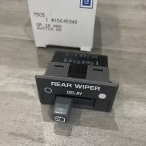 NOS GM Rear Window Wiper Delay Switch Chevy Blazer Suburban Yukon 15645348