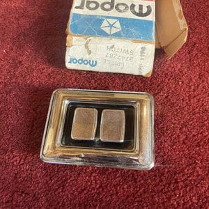 NOS MOPAR Convex Style Power Window Switch For 1977-1978 Charger Fury and Monaco