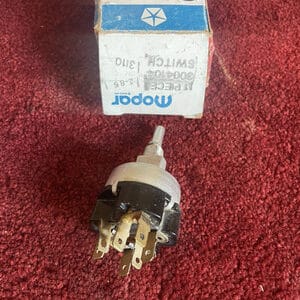 NOS MOPAR 1969-80 DODGE TRUCK AND VANS 2 SPEED WINDSHIELD WIPER SWITCH NIB!!