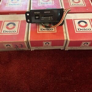 6 NOS GM 1977 1978 1979 OLDSMOBILE WINDSHIELD WIPER SWITCH - D6336A