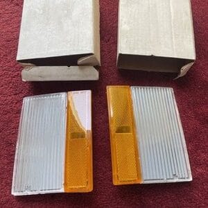 New Oldsmobile 98 Delta 88 Side Lamp Lens Markers PAIR
