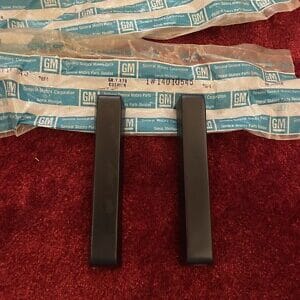 NOS GM 1980-1990 Chevrolet Caprice Classic rear bumper guard strips  14010545