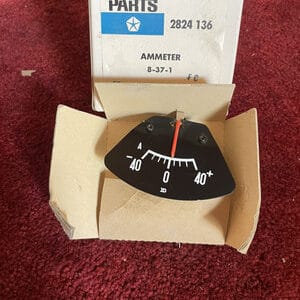 NOS MOPAR Ammeter Gauge 2824136