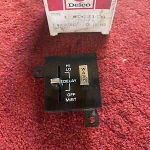 NOS GM Delco Bonneville wiper switch D6317A - 10010662