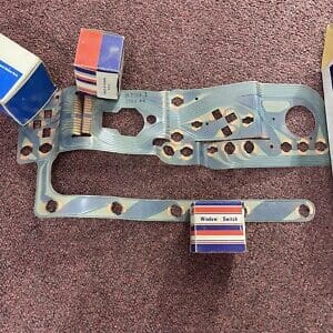 NOS 1985-90 Impala Caprice Instrument Cluster Printed Circuit W Gauges 25077748