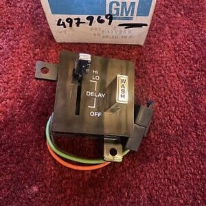 NOS GM Pontiac Pulse Wiper Switch 497969 Bonneville Catalina