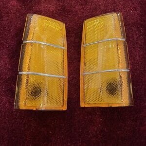 NOS GM 1980 Chevrolet Caprice Side Marker Light Amber Lens Turn Signal Front
