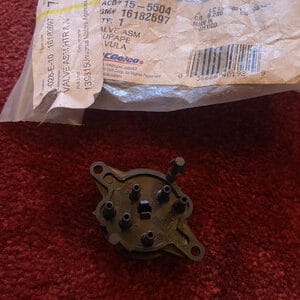 NOS ACDelco 15-5504 Vacuum selector valve 16182697