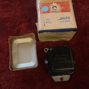 NOS GM 1119515 Delco Remy Voltage Regulator Corvette D635 Nova Camaro 5D