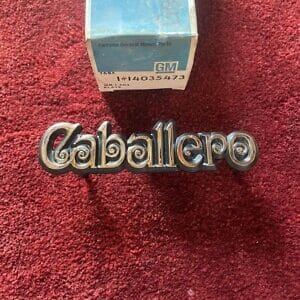 NOS GM 1980-87 GMC Caballero Grill Emblem 14035473