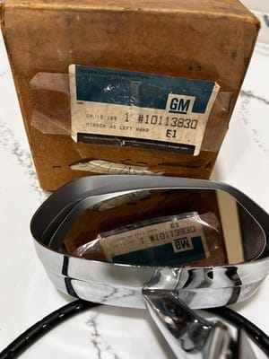 s-l400 NOS GM Outside Manual Mirror Caprice & Pontiac & Olds 80-85 LH 10113830 NEW - Image 6