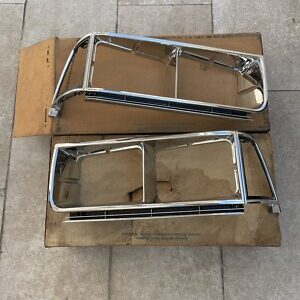 NOS BUICK CENTURY HEADLAMP TRIM BEZEL 25521258 25521259 RIGHT & LEFT SET