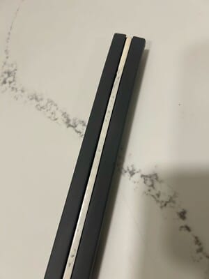 s-l400 NOS GM New 1977-79 Caprice & Impala Front Bumper Impact Strip Molding Rubber RH - Image 2