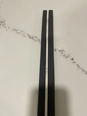 s-l400 NOS GM New 1977-79 Caprice & Impala Front Bumper Impact Strip Molding Rubber RH - Image 4