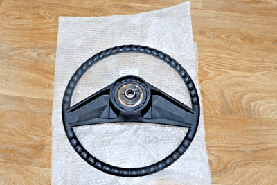 s-l400 CEM STEERING WHEEL & CAP Silver horn cover GMC 1977-1988 Number#17987491 NEW - Image 5